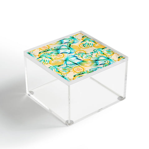 Marta Barragan Camarasa Leaf and melon pattern Acrylic Box