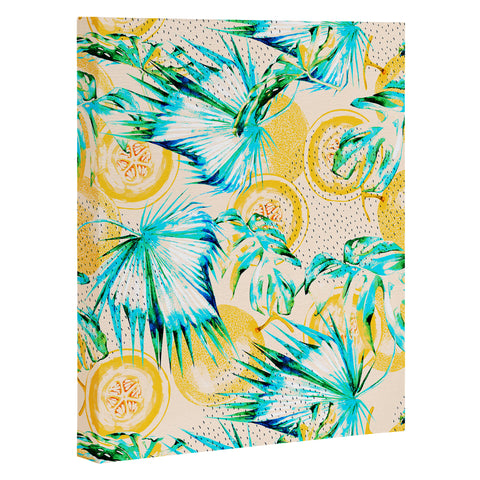 Marta Barragan Camarasa Leaf and melon pattern Art Canvas