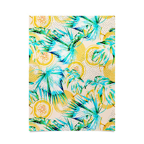 Marta Barragan Camarasa Leaf and melon pattern Poster
