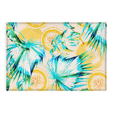 Marta Barragan Camarasa Leaf and melon pattern Outdoor Rug