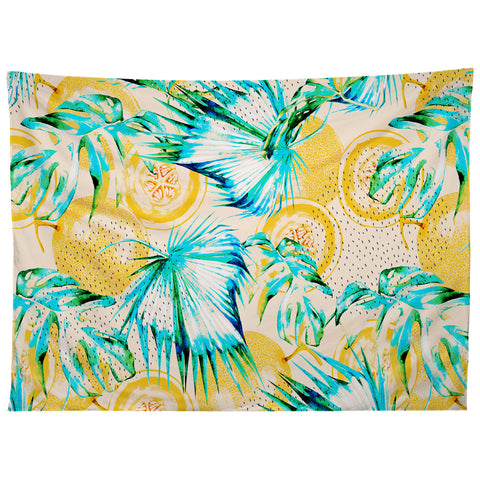 Marta Barragan Camarasa Leaf and melon pattern Tapestry