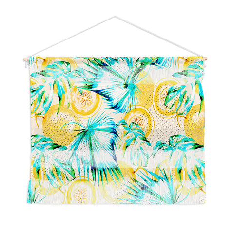 Marta Barragan Camarasa Leaf and melon pattern Wall Hanging Landscape