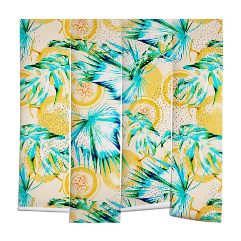 Marta Barragan Camarasa Leaf and melon pattern Wall Mural