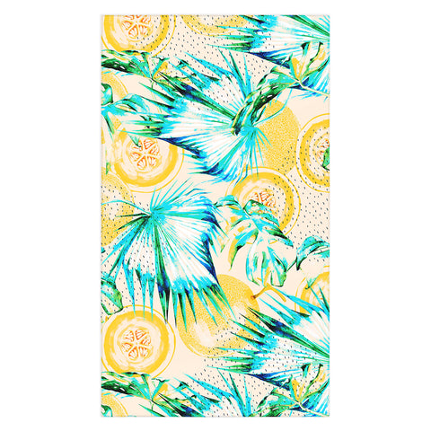 Marta Barragan Camarasa Leaf and melon pattern Tablecloth