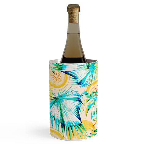 Marta Barragan Camarasa Leaf and melon pattern Wine Chiller