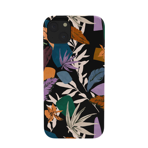 Marta Barragan Camarasa Leaf colorful dark jungle Phone Case