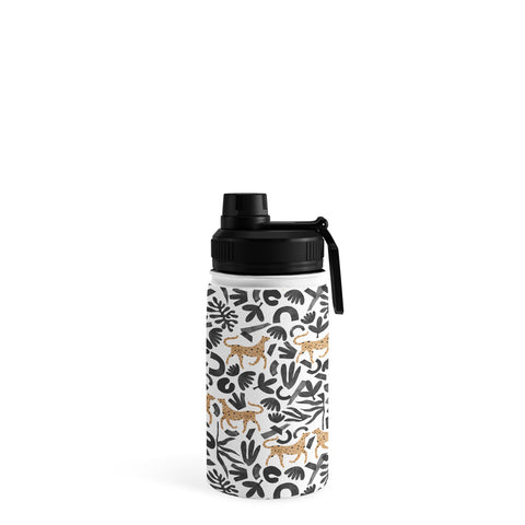 Marta Barragan Camarasa Leopards in modern nature Water Bottle