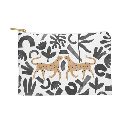 Marta Barragan Camarasa Leopards in modern nature Pouch