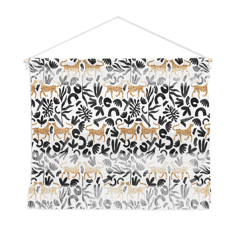 Marta Barragan Camarasa Leopards in modern nature Wall Hanging Landscape