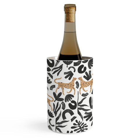 Marta Barragan Camarasa Leopards in modern nature Wine Chiller