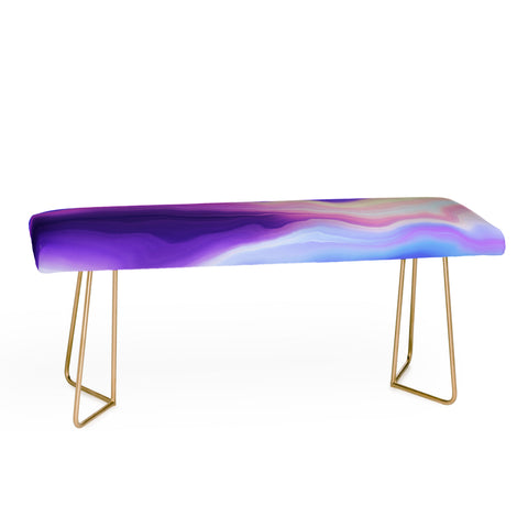 Marta Barragan Camarasa Lilac luminous strokes Bench