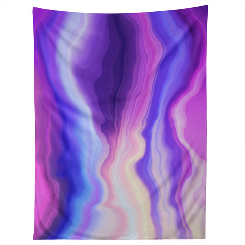 Marta Barragan Camarasa Lilac luminous strokes Tapestry