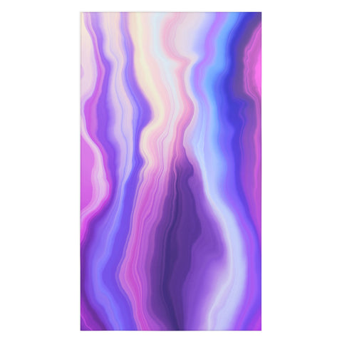 Marta Barragan Camarasa Lilac luminous strokes Tablecloth