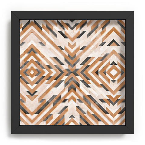 Marta Barragan Camarasa Linear boho stripes Recessed Framing Square