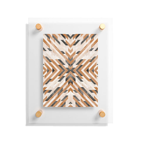 Marta Barragan Camarasa Linear boho stripes Floating Acrylic Print