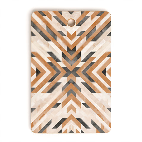 Marta Barragan Camarasa Linear boho stripes Cutting Board Rectangle