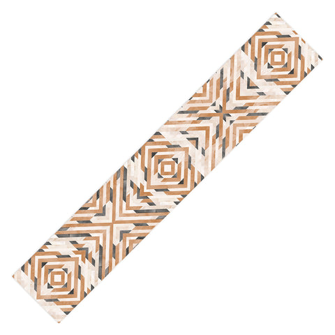 Marta Barragan Camarasa Linear boho stripes Table Runner