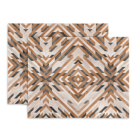 Marta Barragan Camarasa Linear boho stripes Placemat