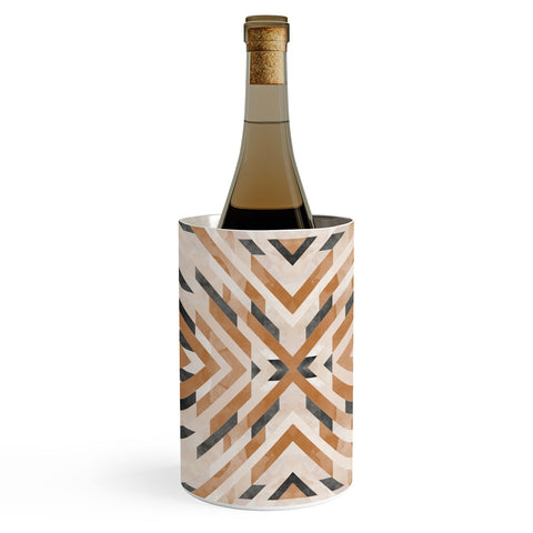 Marta Barragan Camarasa Linear boho stripes Wine Chiller