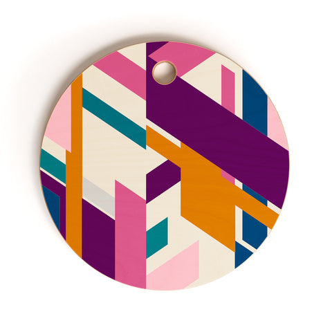 Marta Barragan Camarasa Linear elements Cutting Board Round