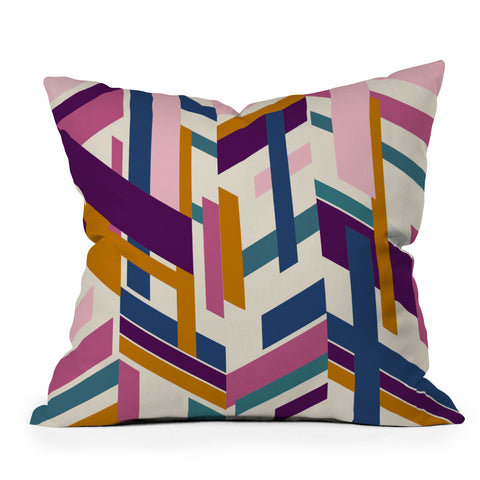 Marta Barragan Camarasa Linear elements Throw Pillow