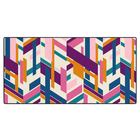 Marta Barragan Camarasa Linear elements Desk Mat