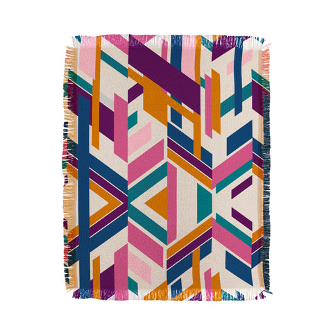 Marta Barragan Camarasa Linear elements Throw Blanket