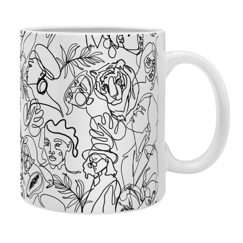 Marta Barragan Camarasa Linear feminine essence Coffee Mug