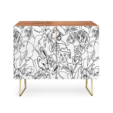 Marta Barragan Camarasa Linear feminine essence Credenza