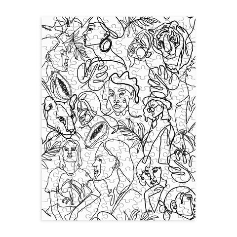 Marta Barragan Camarasa Linear feminine essence Puzzle