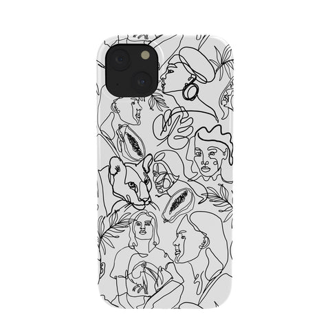 Marta Barragan Camarasa Linear feminine essence Phone Case