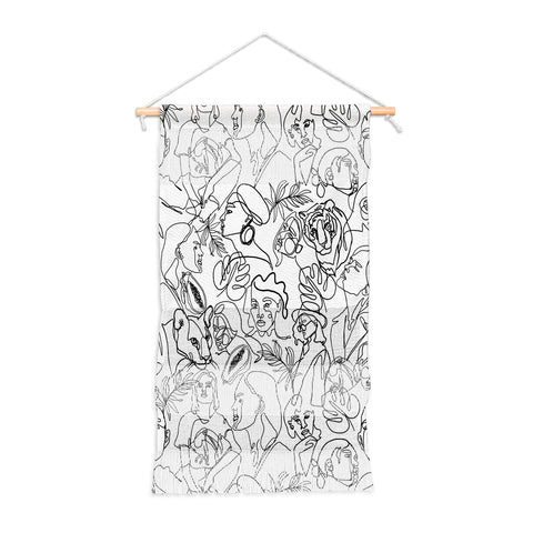 Marta Barragan Camarasa Linear feminine essence Wall Hanging Portrait