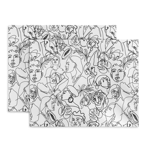 Marta Barragan Camarasa Linear feminine essence Placemat