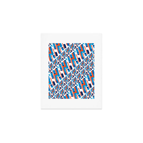 Marta Barragan Camarasa Linear patterns Art Print