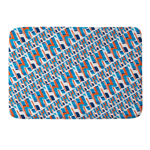 Marta Barragan Camarasa Linear patterns Memory Foam Bath Mat