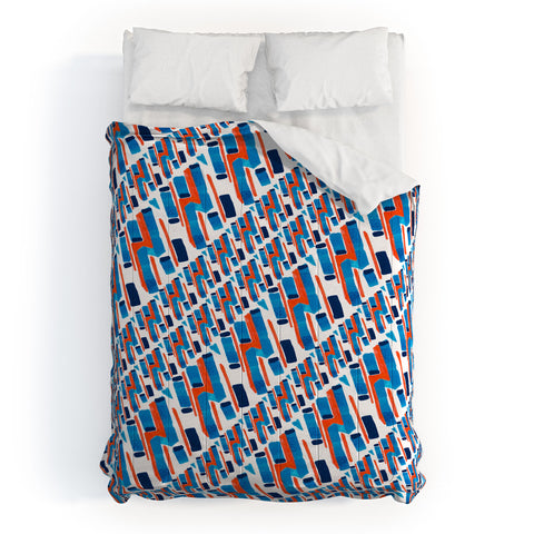 Marta Barragan Camarasa Linear patterns Comforter