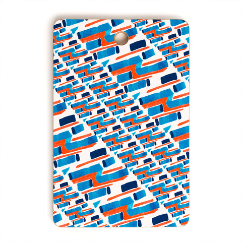 Marta Barragan Camarasa Linear patterns Cutting Board Rectangle