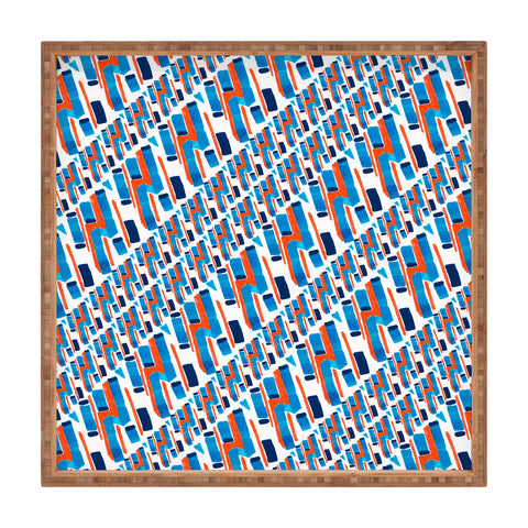 Marta Barragan Camarasa Linear patterns Square Tray