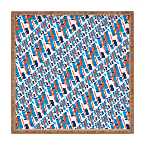 Marta Barragan Camarasa Linear patterns Square Tray