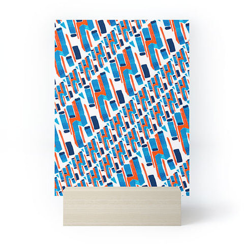 Marta Barragan Camarasa Linear patterns Mini Art Print