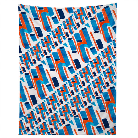 Marta Barragan Camarasa Linear patterns Tapestry