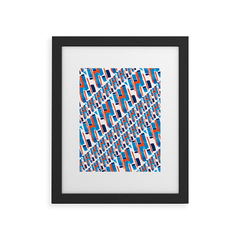 Marta Barragan Camarasa Linear patterns Framed Art Print