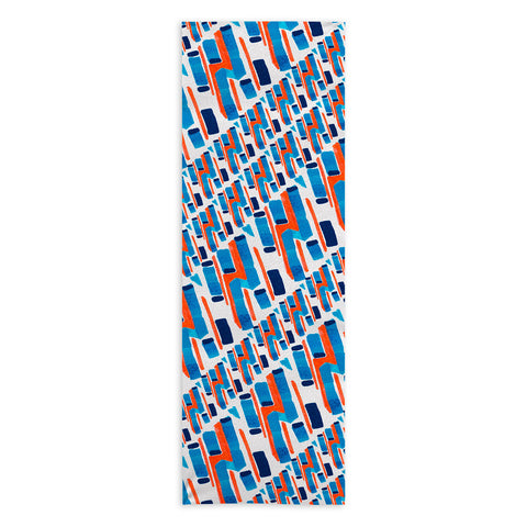Marta Barragan Camarasa Linear patterns Yoga Towel