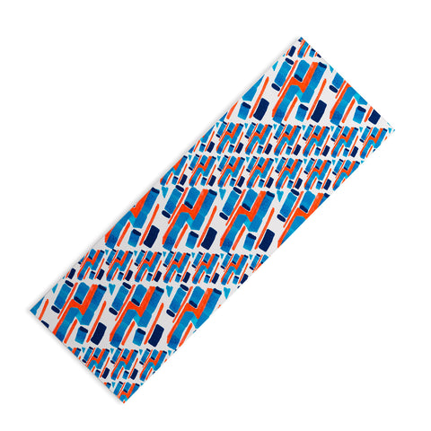 Marta Barragan Camarasa Linear patterns Yoga Mat