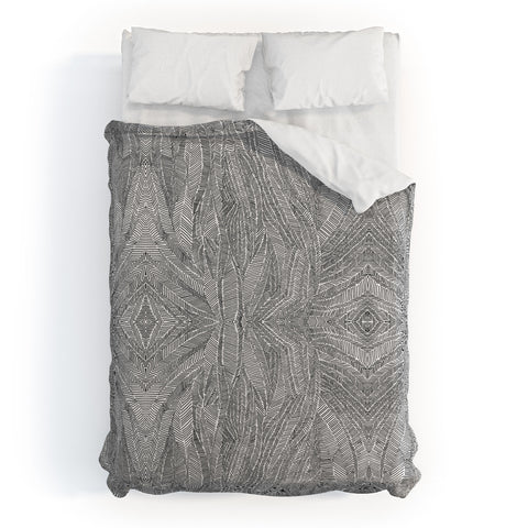 Marta Barragan Camarasa Lines and curves 01 Duvet Cover