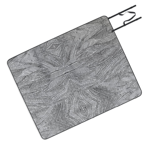 Marta Barragan Camarasa Lines and curves 01 Picnic Blanket