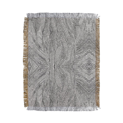 Marta Barragan Camarasa Lines and curves 01 Throw Blanket