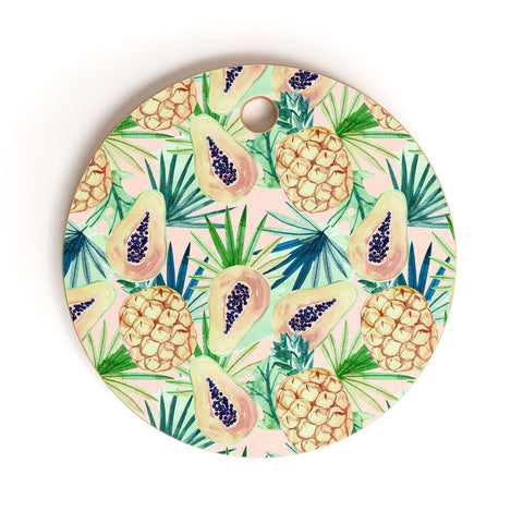 Marta Barragan Camarasa Live the summer Cutting Board Round