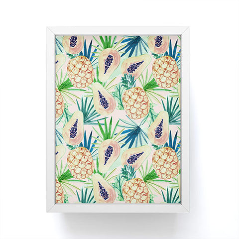 Marta Barragan Camarasa Live the summer Framed Mini Art Print