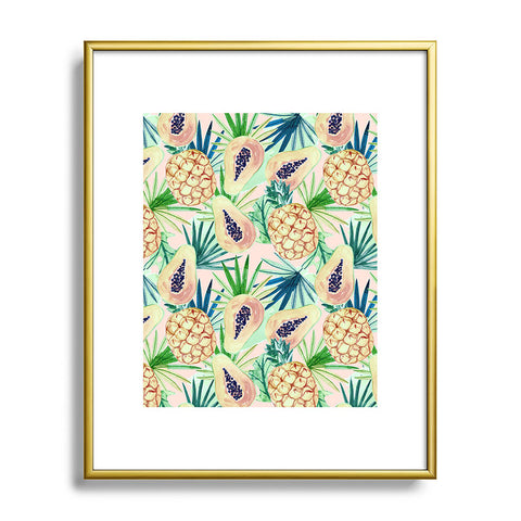Marta Barragan Camarasa Live the summer Metal Framed Art Print